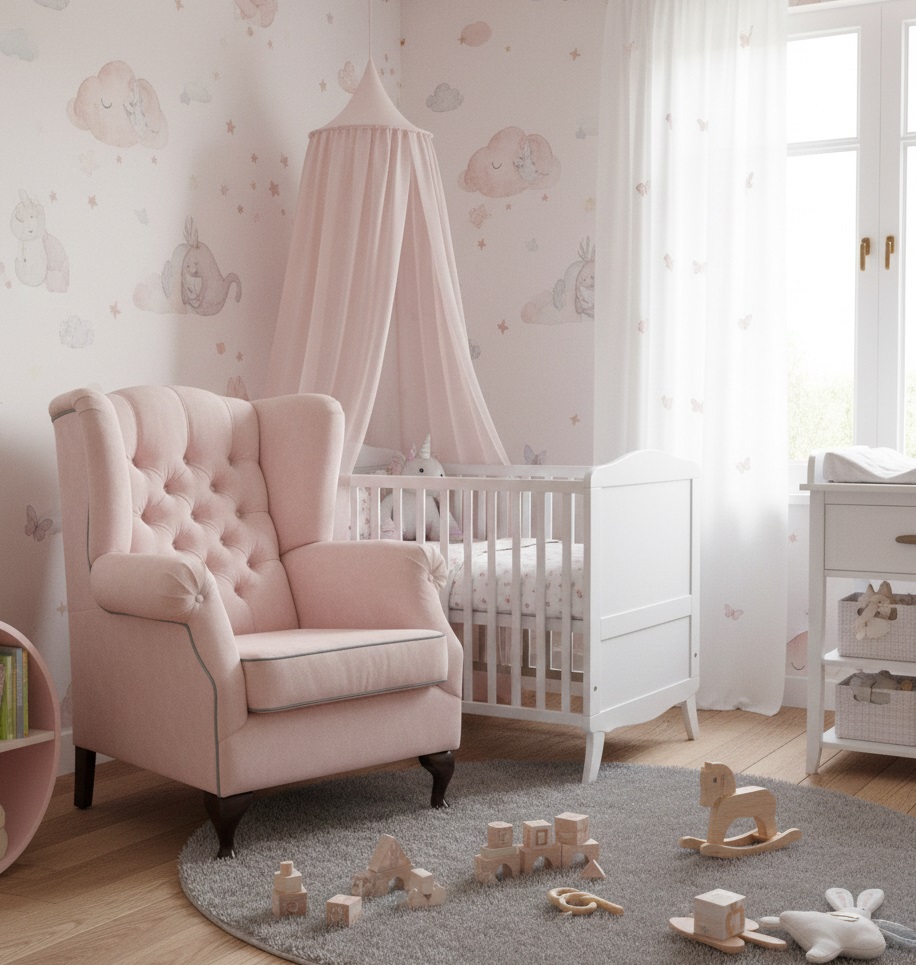 fotel dla mamy karmiacej